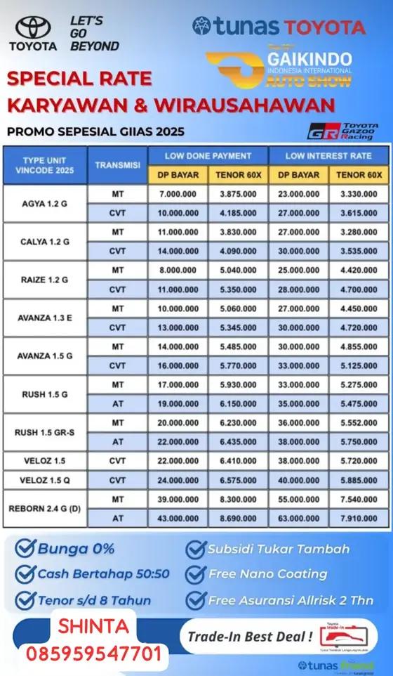 promo giias toyota 2025